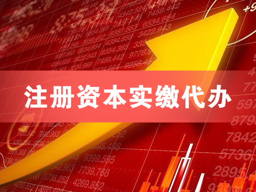 桐乡注册资本实缴代办